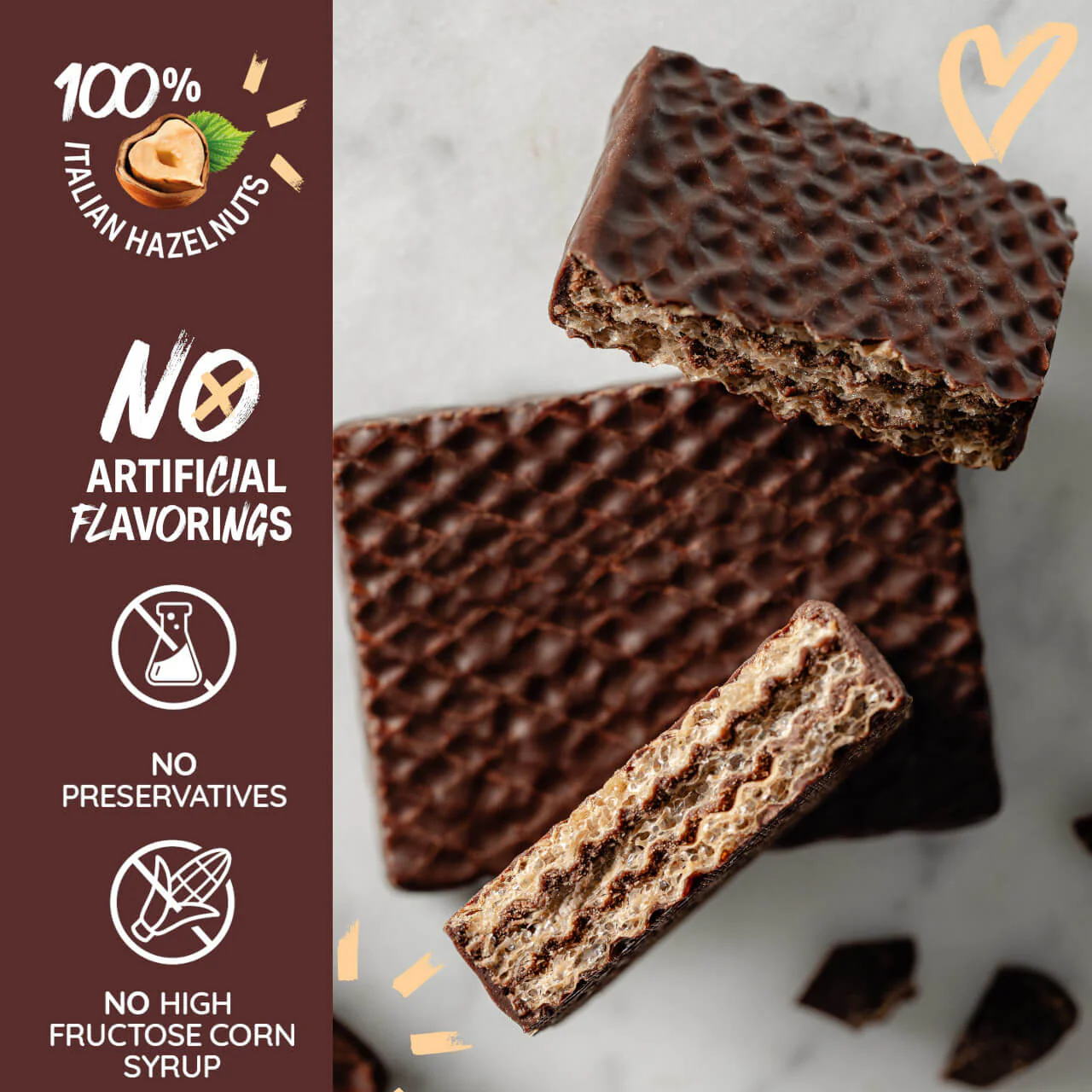 Chocolaterie Milk Chocolate, Chocolate Covered Wafer Squares, 12-ct. Bag - Image 3