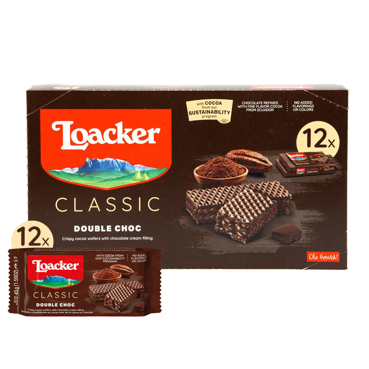 Classic Double Choc Wafers,  Box of 12 (Wholesale) - Image 6