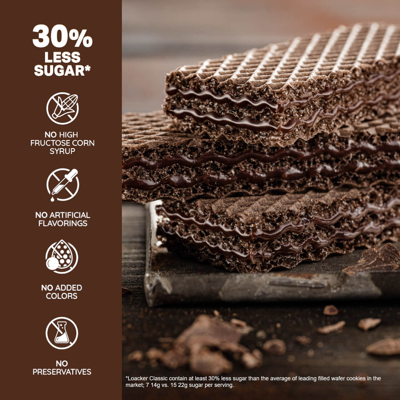 Classic Double Chocolate, Creme-Filled Wafer Cookies, 6.17 oz. Bag - Image 3