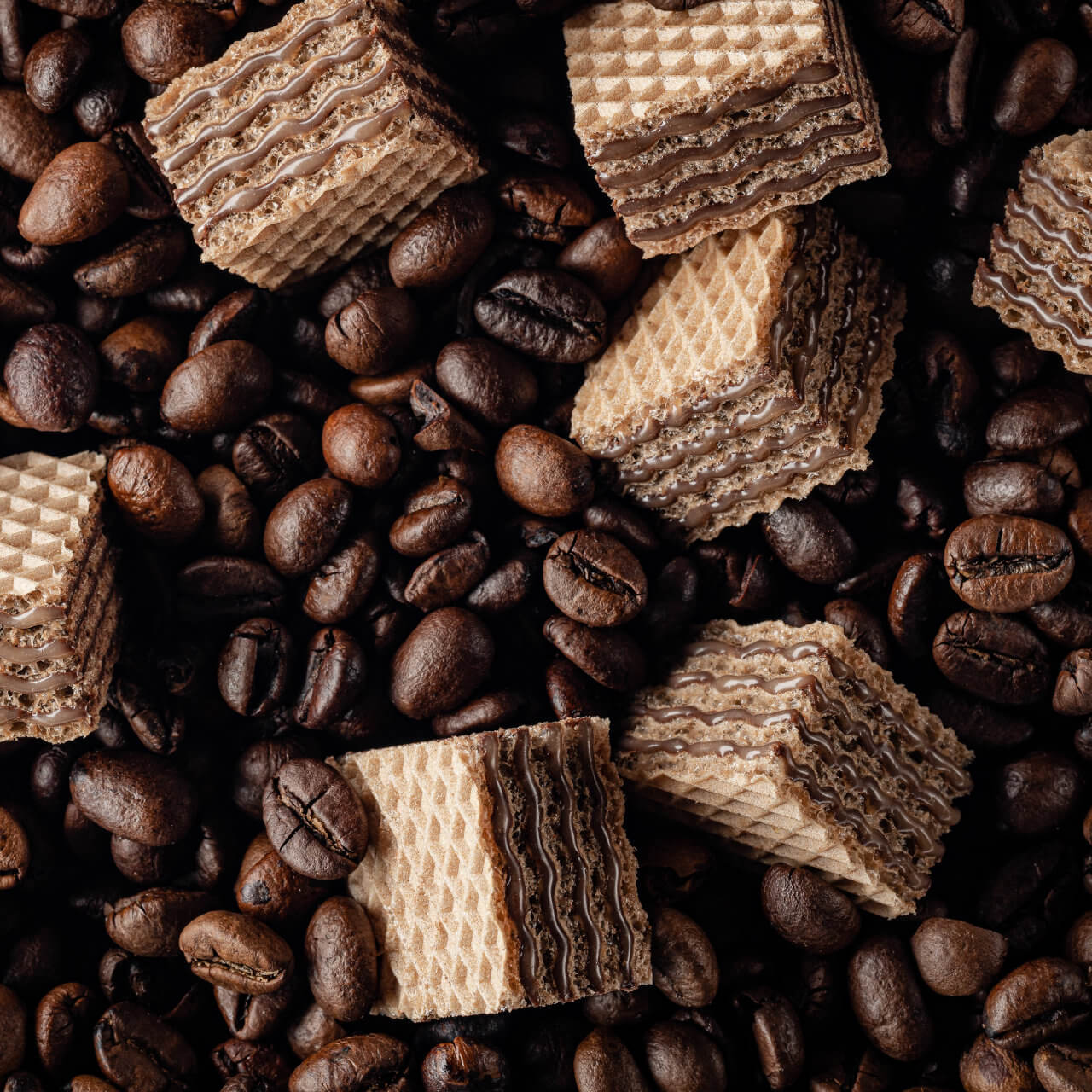 Quadratini Cappuccino, Creme-Filled Wafer Cookies, 7.76 oz. Bag - Image 5