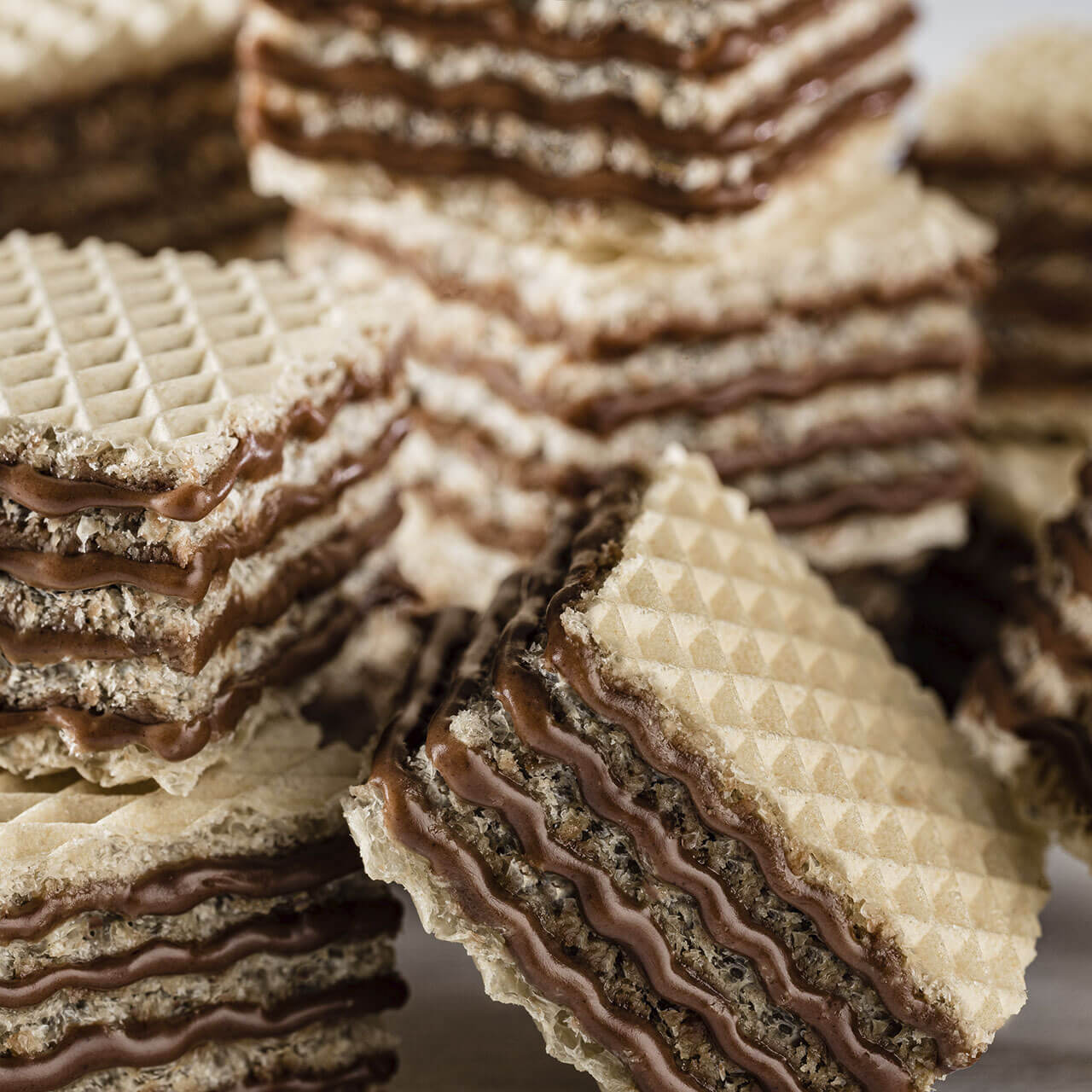 Quadratini Hazelnut, Creme-Filled Wafer Cookies, 8.82 oz. Bag - Image 5