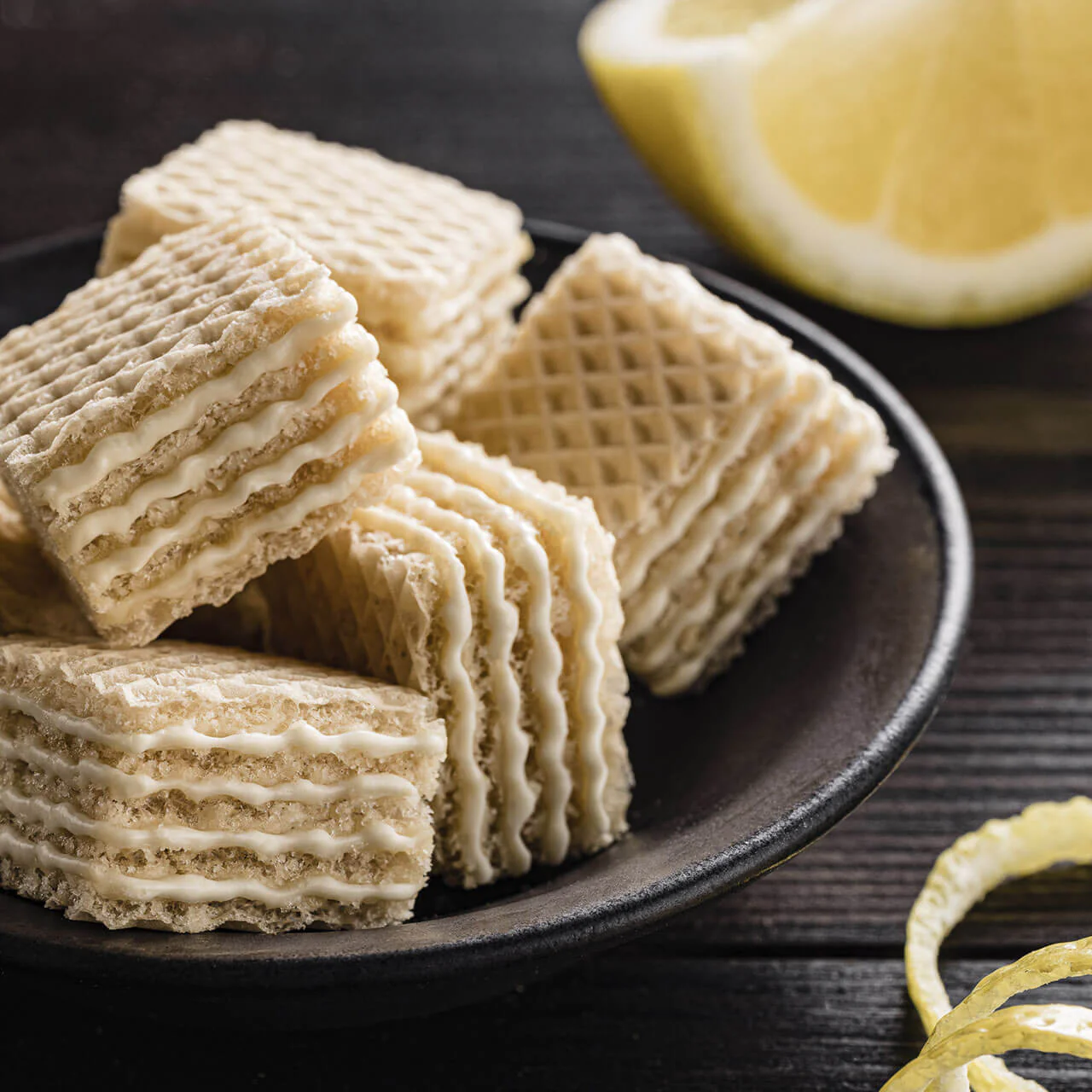 Quadratini Lemon, Crème-Filled Wafer Cookies, 8.82 oz. Bag - Image 6