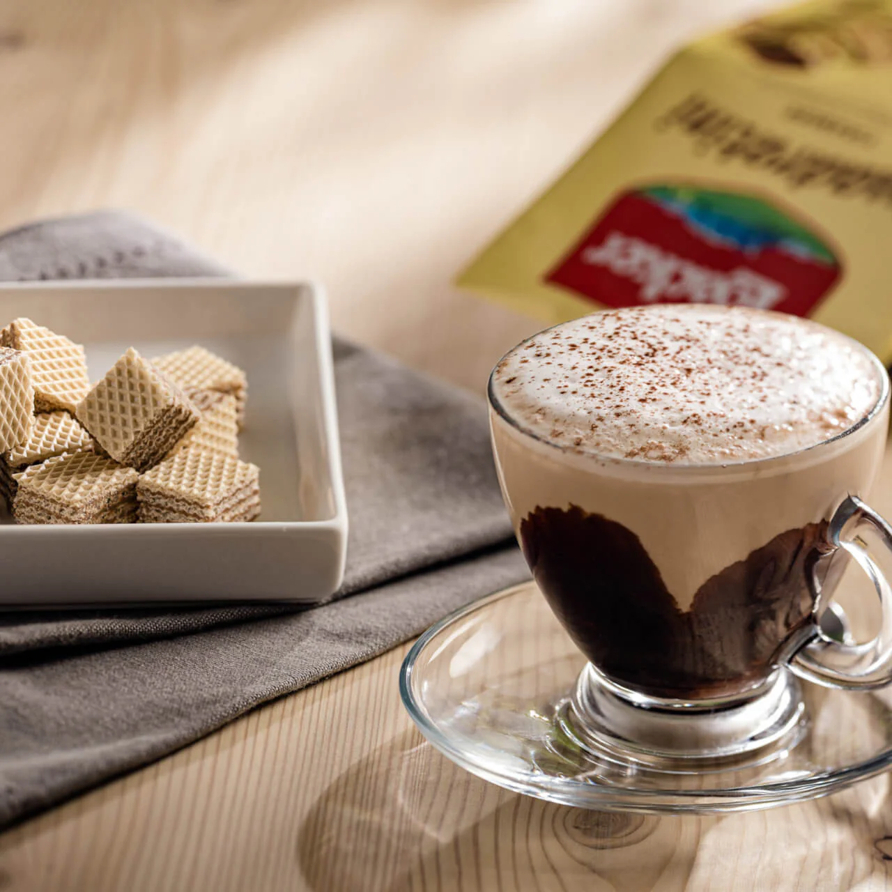 Quadratini Tiramisù, Creme-Filled Wafer Cookies, 7.76 oz. Bag - Image 4