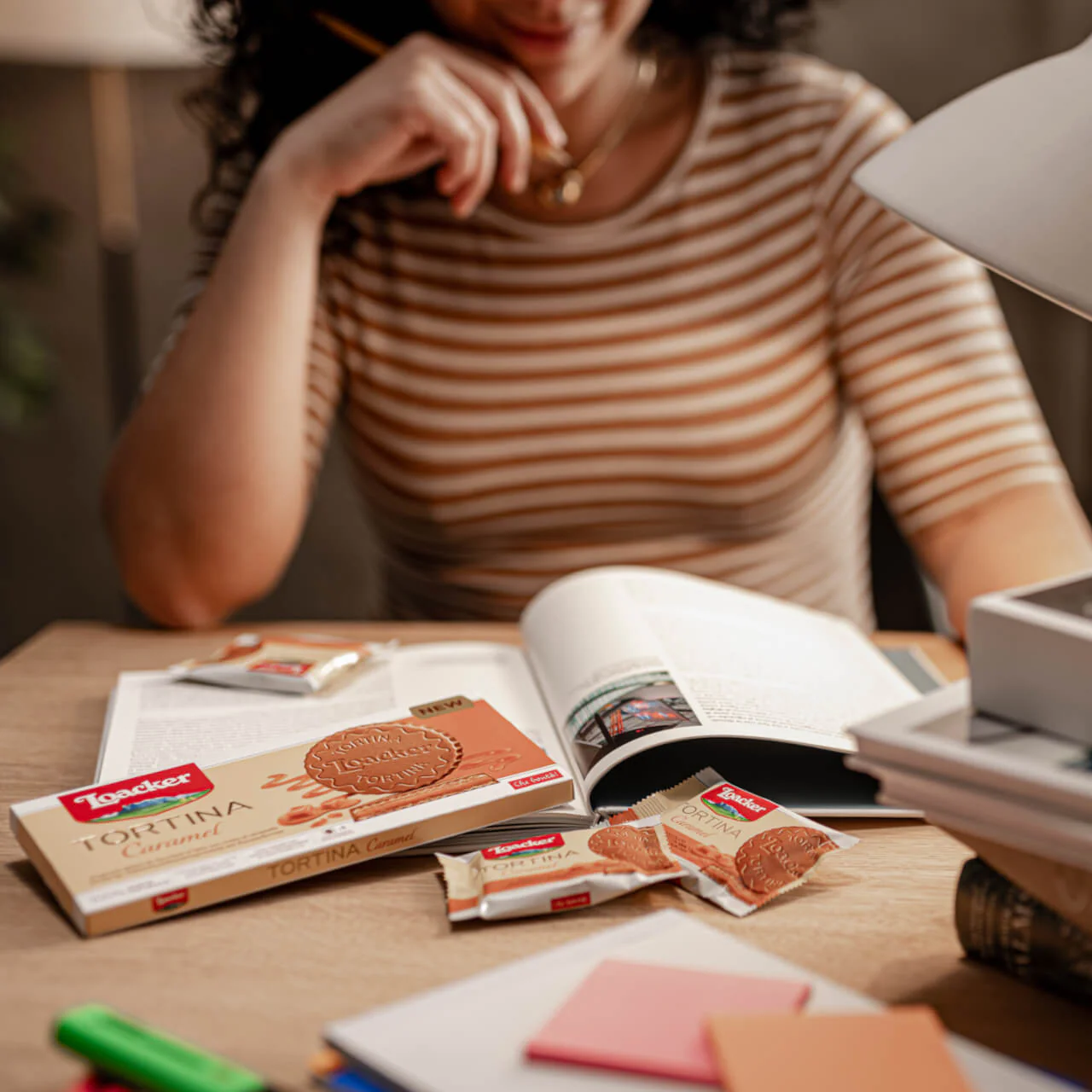 Tortina Caramel, Chocolate Coated Wafer Specialty, 4.44 oz. Box - Image 5